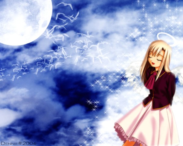 Anime picture 1280x1024 with fate (series) fate/stay night studio deen type-moon illyasviel von einzbern girl