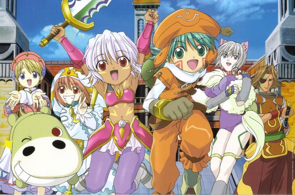 Anime picture 3000x1989 with .hack// kunisaki rena kunisaki shugo ouka (.hack//) highres legend of the twilight