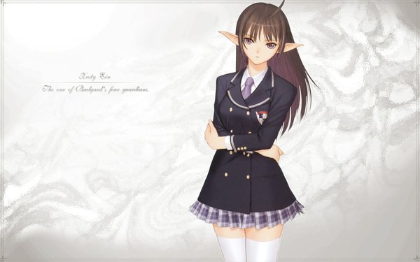 Anime picture 1920x1200 with shining (series) shining wind xecty tony taka highres wide image girl