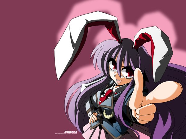 Anime picture 1600x1200 with touhou reisen udongein inaba kieyza highres animal ears bunny ears bunny girl girl