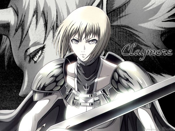 Anime picture 1600x1200 with claymore madhouse clare (claymore) sword tagme