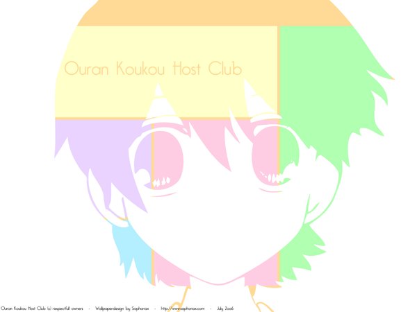 Anime picture 1600x1200 with ouran high school host club studio bones fujioka haruhi white background multicolored