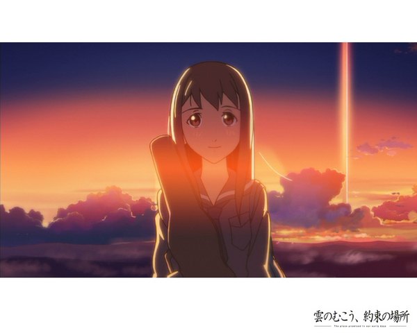 Anime picture 1280x1024 with kumo no mukou yakusoku no basho shinkai makoto tagme