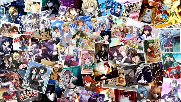 Anime picture 1360x768 with naruto fate/stay night bleach one piece neon genesis evangelion fairy tail k-on! sword art online suzumiya haruhi no yuutsu code geass black rock shooter toloveru boku wa tomodachi ga sukunai to aru kagaku no railgun lucky star to aru majutsu no index rozen maiden infinite stratos clannad kuroshitsuji