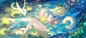 Anime picture 4000x1777