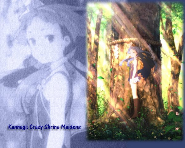 Anime picture 1280x1024 with kannagi nagi (kannagi) tagme