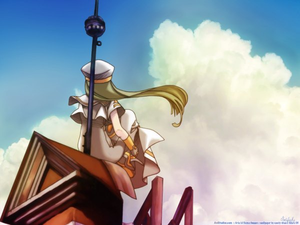 Anime picture 1280x960 with aria alice carroll amano kozue sky tagme