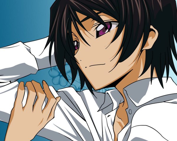 Anime picture 1280x1024 with code geass sunrise (studio) lelouch lamperouge tagme