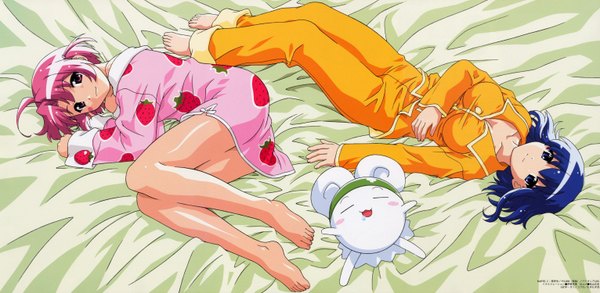 Anime picture 3064x1500 with nurse witch komugi-chan tatsunoko nakahara komugi kokubunji koyori mugimaru highres wide image