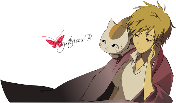 Anime picture 1854x1090 with natsume yuujinchou brains base (studio) natsume takashi madara (nyanko-sensei) mysteriousb single highres short hair brown hair wide image transparent background vector clothes on shoulders animal on shoulder boy animal insect butterfly cat