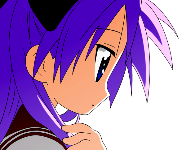 Anime picture 2492x2016 with lucky star kyoto animation hiiragi kagami highres transparent background vector girl
