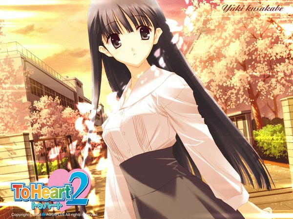 Anime picture 1024x768 with to heart 2 leaf (studio) kusakabe yuuki (to heart 2) tagme