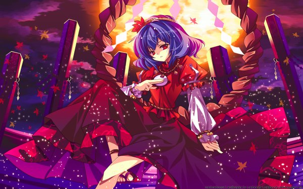 Anime picture 2560x1600 with touhou yasaka kanako highres wide image girl