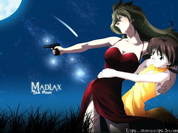 Anime picture 1600x1200 with madlax madlax (character) margaret burton girl tagme