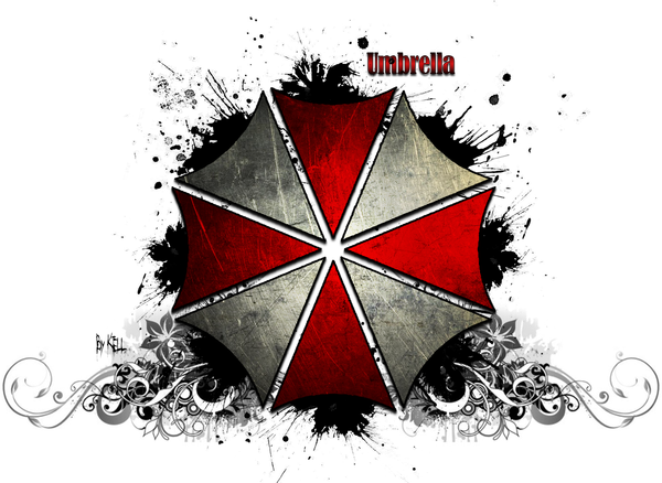 Anime picture 1741x1272 with resident evil highres signed wallpaper transparent background no people umbrella sign