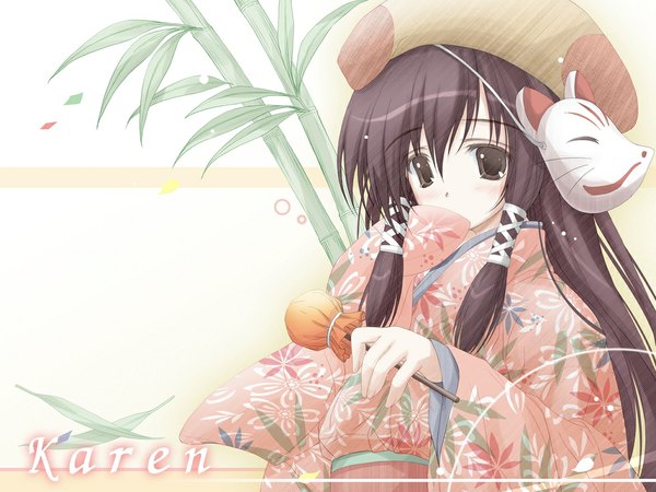 Anime picture 1024x768 with sakura musubi cuffs (studio) sera karen japanese clothes tagme