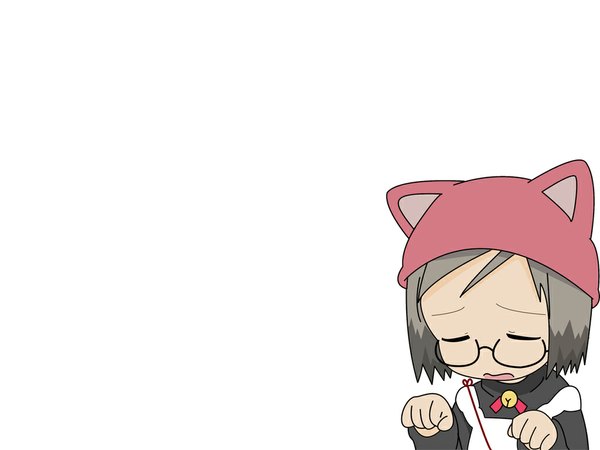 Аниме картинка 1024x768 с клубничный зефир sakuragi matsuri уши животного девушка-кошка девушка