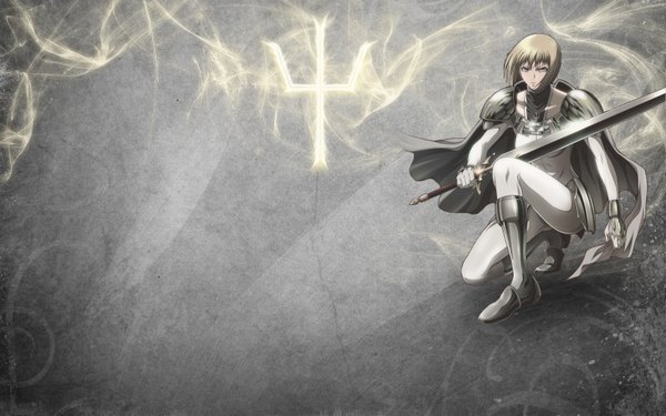 Anime picture 1680x1050 with claymore madhouse clare (claymore) wide image