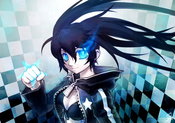 Anime picture 1600x1131 with black rock shooter black rock shooter (character) twintails girl tagme