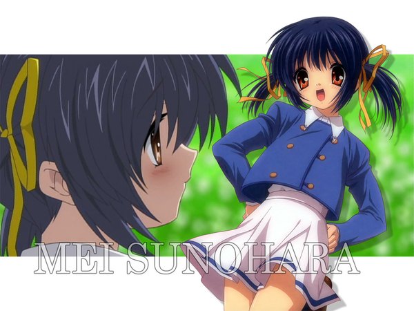 Anime picture 1024x768 with clannad key (studio) sunohara mei tagme