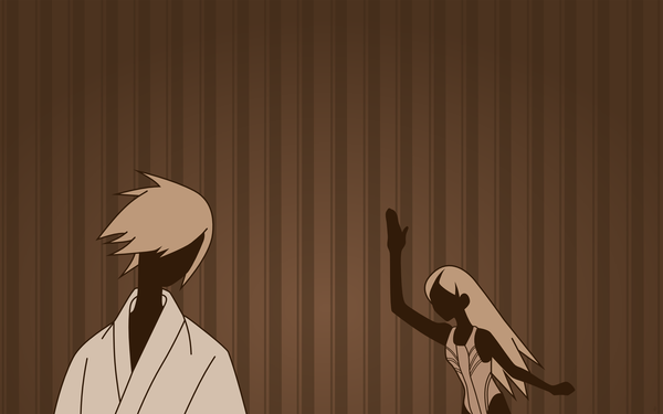 Аниме картинка 1920x1200 с прощай безрадостный сенсей shaft (studio) itoshiki nozomu kitsu chiri высокое разрешение широкое изображение векторная графика коричневый фон
