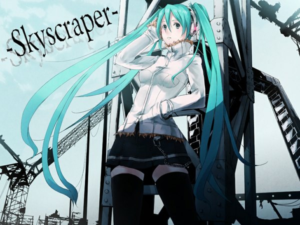 Anime picture 1024x768 with vocaloid hatsune miku mille (dieci) girl tagme