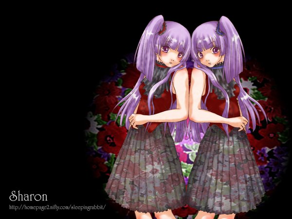 Anime picture 1024x768 with pani poni dash! kashiwagi yuuma kashiwagi yuuna tagme (artist) siblings twins tagme