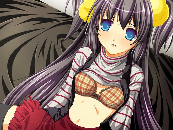 Anime picture 1200x900 with re: seven (game) blue eyes light erotic game cg girl