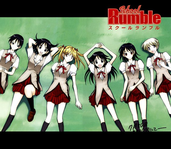 Anime picture 1152x1001 with school rumble tagme