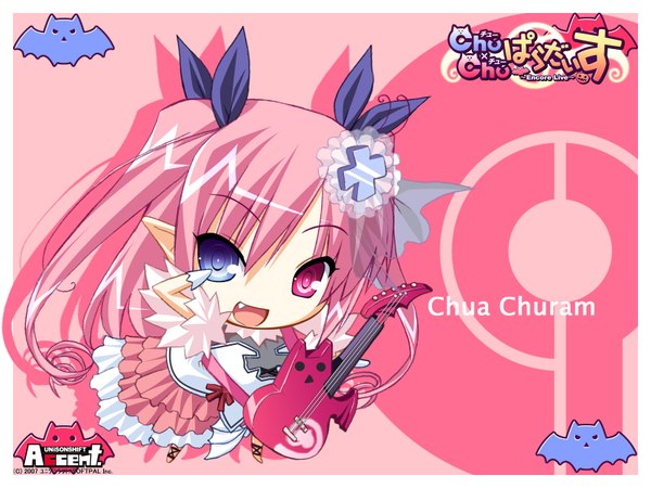 Anime picture 1600x1200 with chu x chu idol chuua churam akifumi ozawa highres chibi