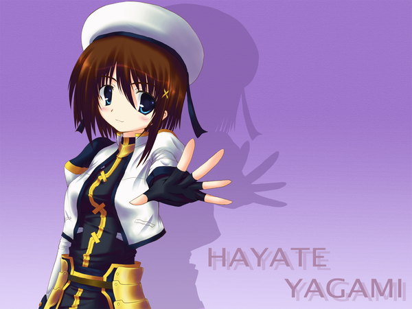 Anime picture 1280x960 with mahou shoujo lyrical nanoha mahou shoujo lyrical nanoha strikers yagami hayate girl x hair ornament tagme