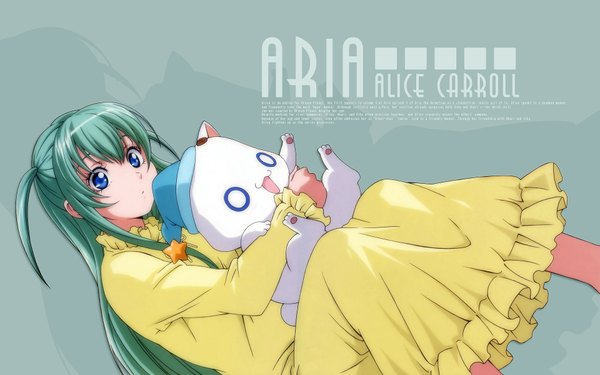 Anime picture 1920x1200 with aria alice carroll aria pokoteng highres wide image two side up