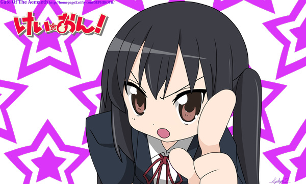 Anime picture 1280x768 with k-on! kyoto animation nakano azusa wide image transparent background vector