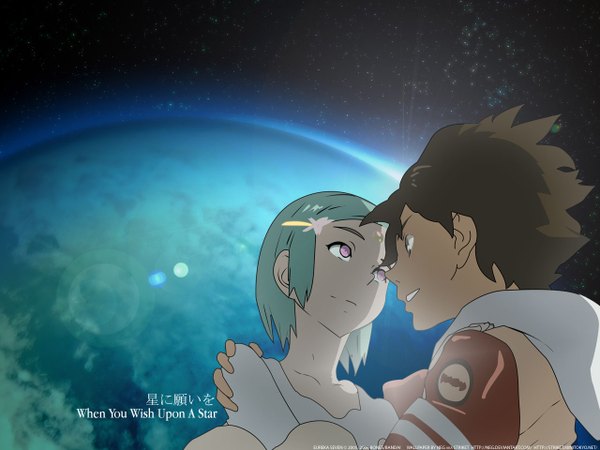 Anime picture 1280x960 with eureka seven studio bones eureka renton thurston planet