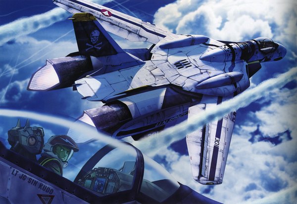Anime picture 2000x1374 with macross highres tagme