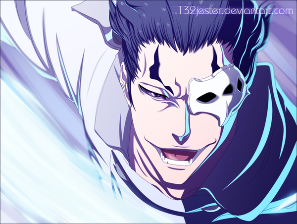 Anime picture 1024x773 with bleach studio pierrot azgiaro ivan 132jester single looking at viewer short hair open mouth black hair smile purple eyes coloring portrait light face boy