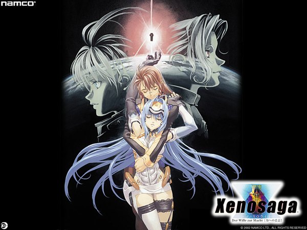 Anime picture 1024x768 with xenosaga monolith software kos-mos shion uzuki tagme
