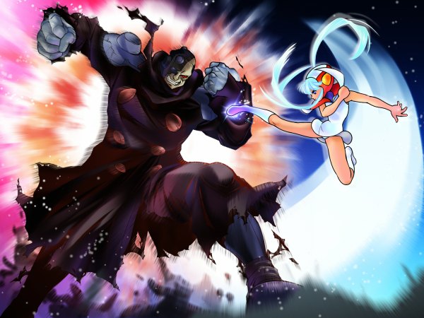 Anime picture 1200x900 with casshern sins braiking boss battle tagme luna (casshern sins)