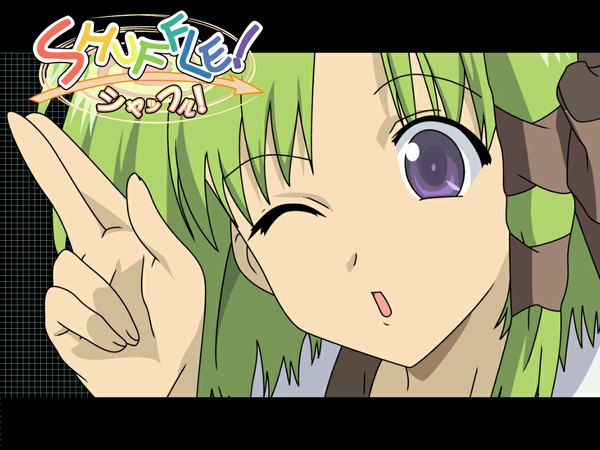 Anime picture 1024x768 with shuffle! shigure asa vector tagme