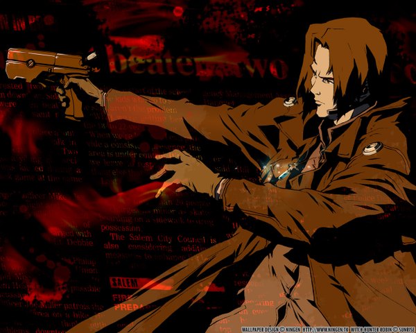 Anime picture 1280x1024 with witch hunter robin tagme amon