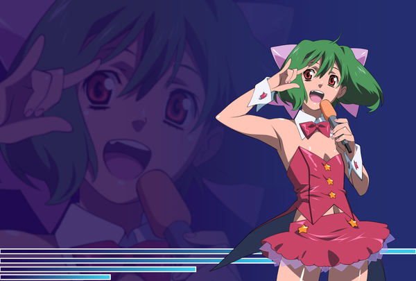 Anime picture 1600x1080 with macross macross frontier ranka lee tagme