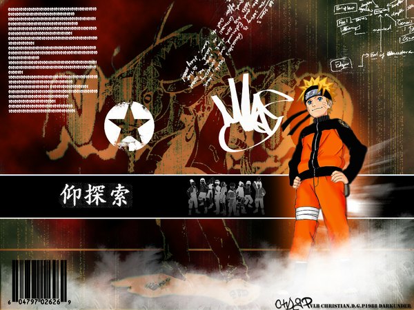 Anime picture 1024x768 with naruto studio pierrot naruto (series) uzumaki naruto facial mark whisker markings jinchuriki tagme