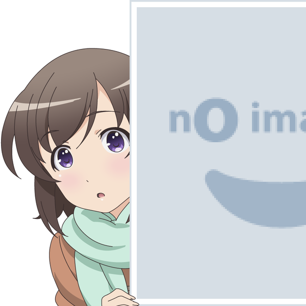 Anime picture 850x850 with futsuu no joshikousei ga locodol yattemita pixiv usami nanako mugen ouka single looking at viewer blush fringe short hair open mouth simple background brown hair white background purple eyes vector no image girl scarf