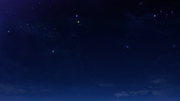 イラスト 2048x1152 と wan nyan a la mode! highres wide image game cg cloud (clouds) night night sky 星