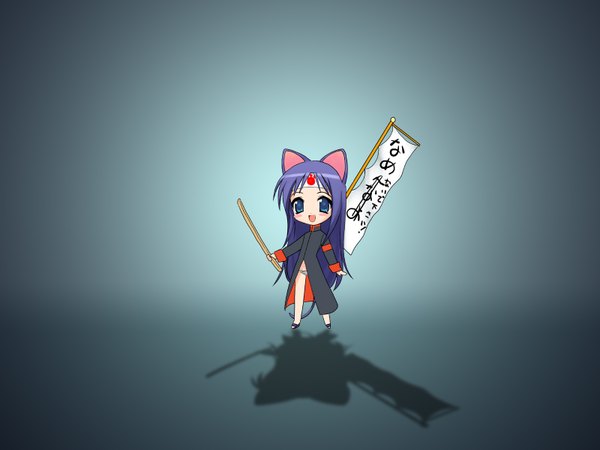 Anime picture 1600x1200 with animal ears cat girl girl tagme