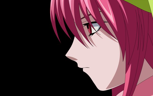 Anime picture 2560x1600 with elfen lied arms corporation lucy highres wide image black background