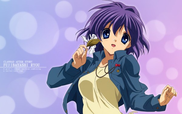 Anime picture 1920x1200 with clannad key (studio) fujibayashi ryou highres wide image