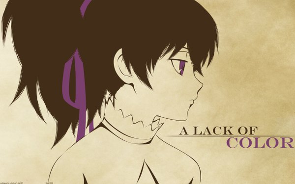 Anime picture 2560x1600 with darker than black studio bones yin (darker than black) highres wide image multicolored