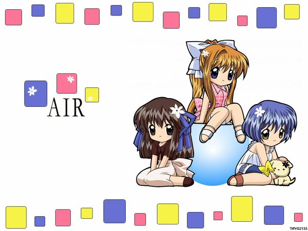 Anime picture 1024x768 with air key (studio) kamio misuzu girl tagme