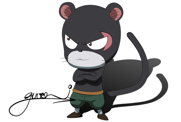 Anime picture 1900x1280 with fairy tail panther lily guverfourelements single highres smile brown eyes shadow scar crossed arms transparent background animal shorts cat